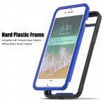 Wholesale iPhone 8 Plus / 7 Plus / 6S Plus Clear Dual Defense Case (Blue)